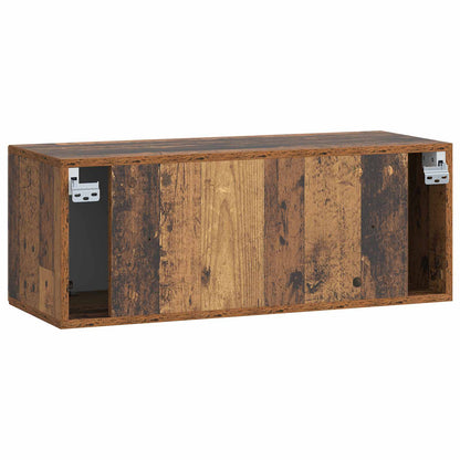vidaXL Wall-Mounted TV Cabinet Wall-mounted Old Wood 78.5 x 31 x 30 cm