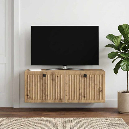 vidaXL Wall-Mounted TV Cabinet 78.5 x 31 x 30 cm Artisan Oak