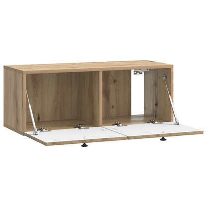 vidaXL Wall-Mounted TV Cabinet 78.5 x 31 x 30 cm Artisan Oak