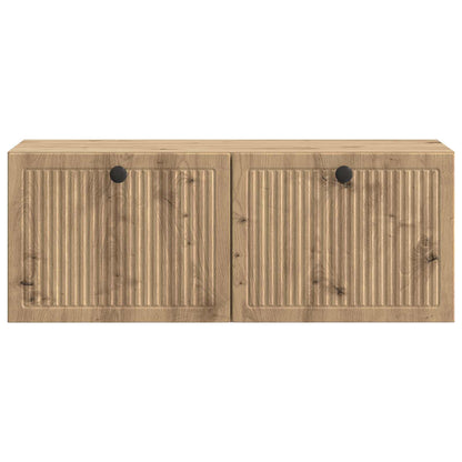 vidaXL Wall-Mounted TV Cabinet 78.5 x 31 x 30 cm Artisan Oak