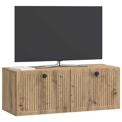 vidaXL Wall-Mounted TV Cabinet 78.5 x 31 x 30 cm Artisan Oak