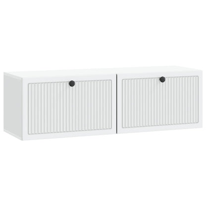 vidaXL Wall-Mounted TV Cabinet White 98 x 31 x 30 cm Engineered Wood