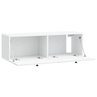 vidaXL Wall-Mounted TV Cabinet White 98 x 31 x 30 cm Engineered Wood