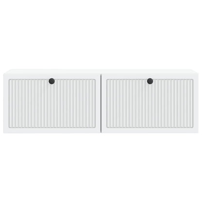 vidaXL Wall-Mounted TV Cabinet White 98 x 31 x 30 cm Engineered Wood