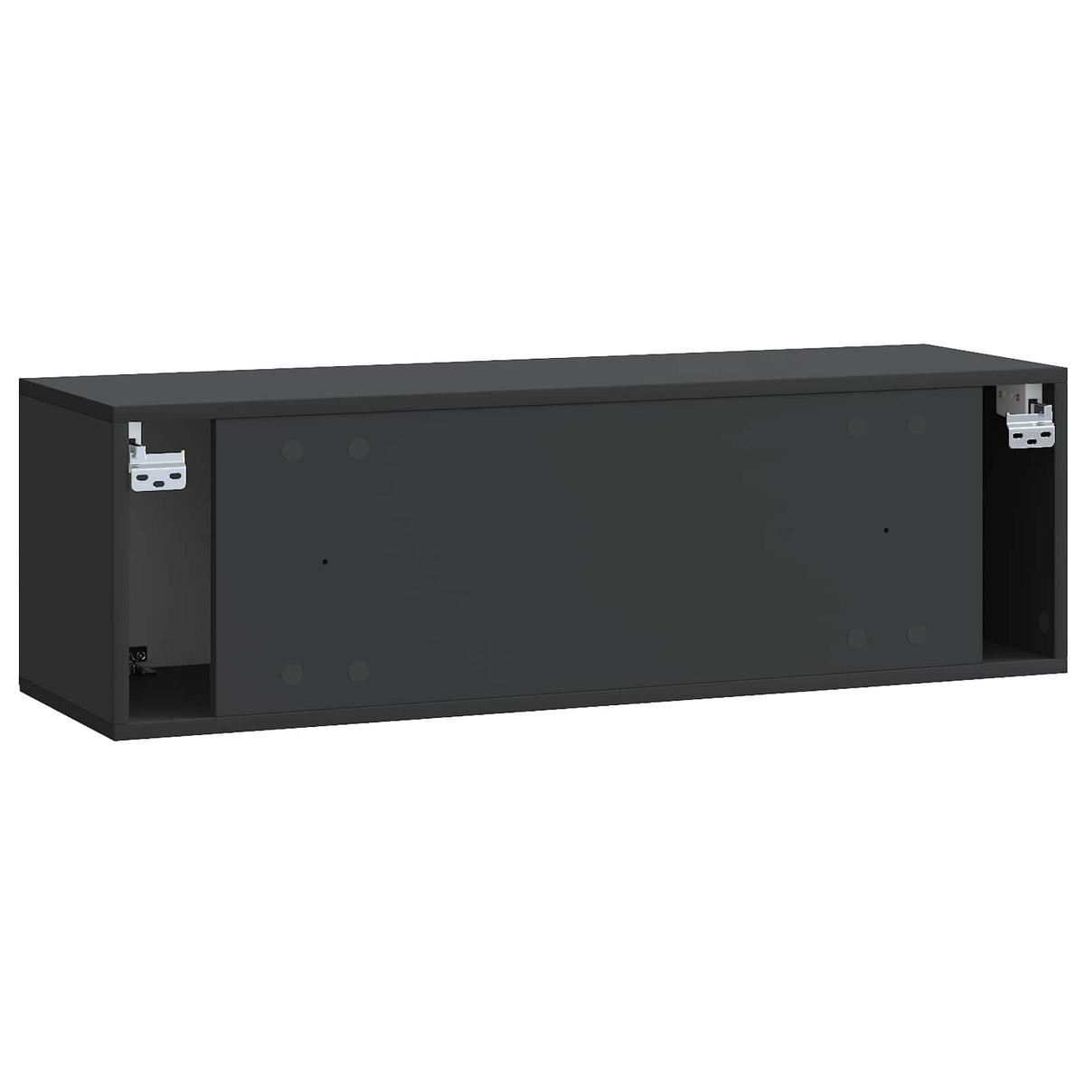 vidaXL Wall-Mounted TV Cabinet Black 98 x 31 x 30 cm Engineered Wood