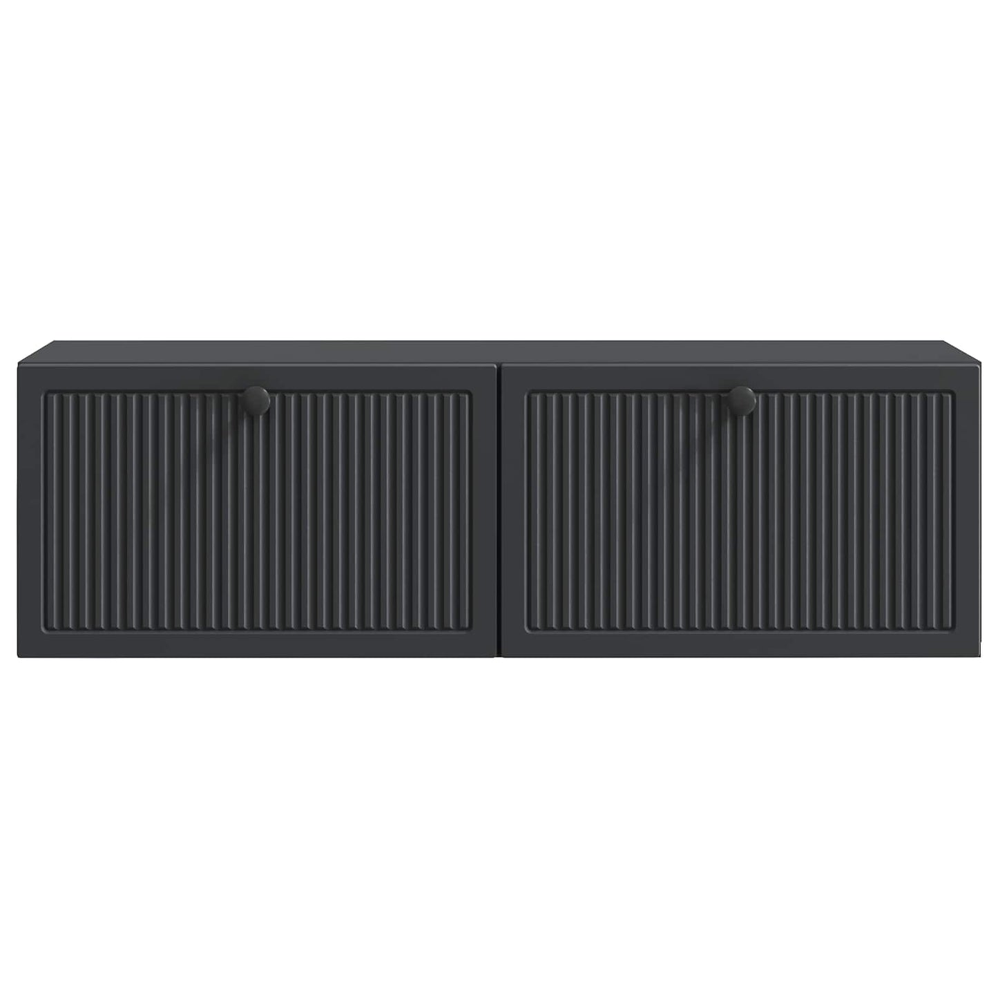 vidaXL Wall-Mounted TV Cabinet Black 98 x 31 x 30 cm Engineered Wood