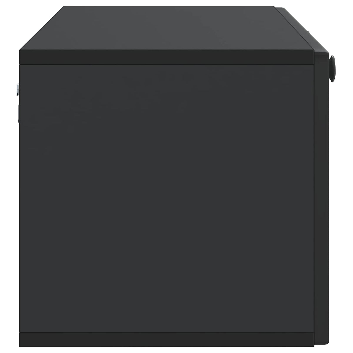 vidaXL Wall-Mounted TV Cabinet Black 98 x 31 x 30 cm Engineered Wood