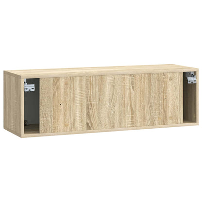 vidaXL Wall-Mounted TV Cabinet Wall-mounted Sonoma Oak 98 x 31 x 30 cm
