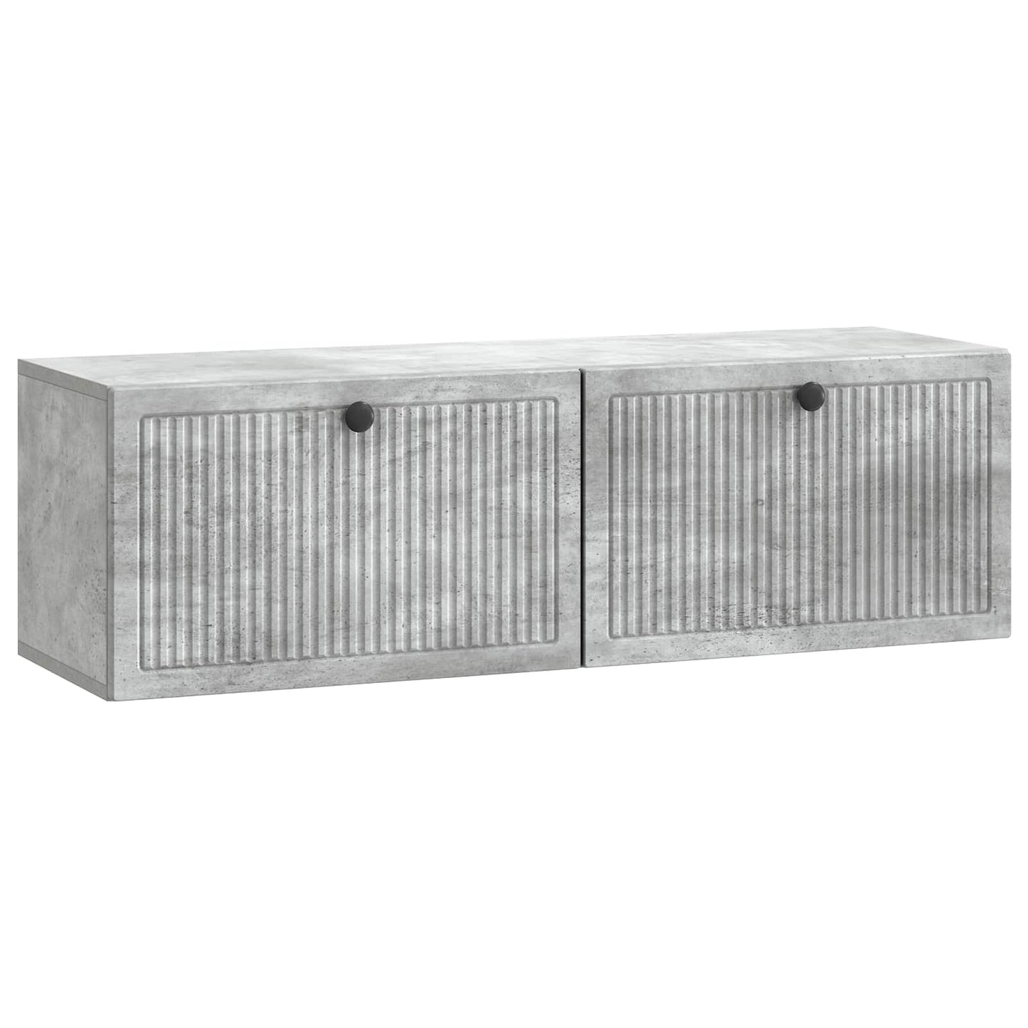 vidaXL Wall-Mounted TV Cabinet Concrete Grey 98 x 31 x 30 cm