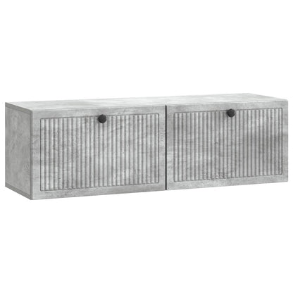 vidaXL Wall-Mounted TV Cabinet Concrete Grey 98 x 31 x 30 cm