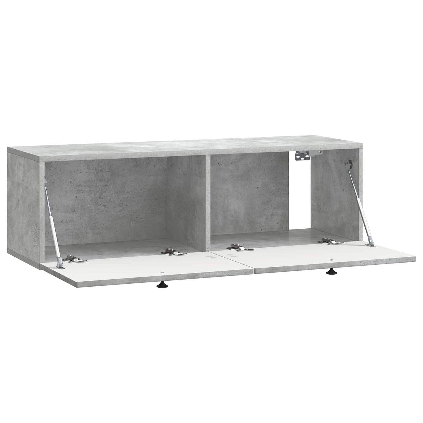 vidaXL Wall-Mounted TV Cabinet Concrete Grey 98 x 31 x 30 cm
