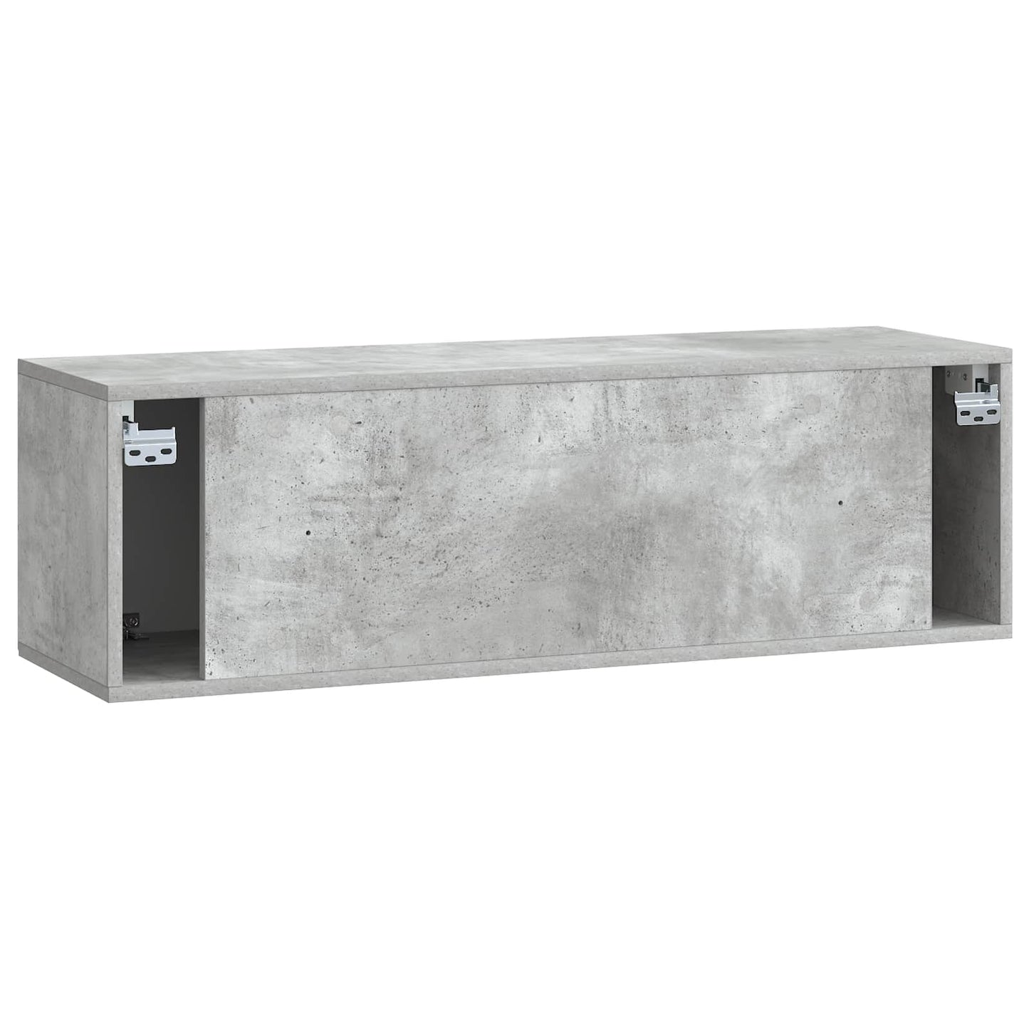 vidaXL Wall-Mounted TV Cabinet Concrete Grey 98 x 31 x 30 cm