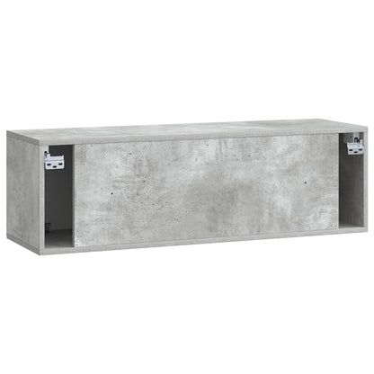 vidaXL Wall-Mounted TV Cabinet Concrete Grey 98 x 31 x 30 cm