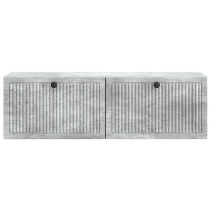 vidaXL Wall-Mounted TV Cabinet Concrete Grey 98 x 31 x 30 cm