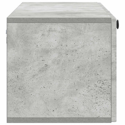 vidaXL Wall-Mounted TV Cabinet Concrete Grey 98 x 31 x 30 cm