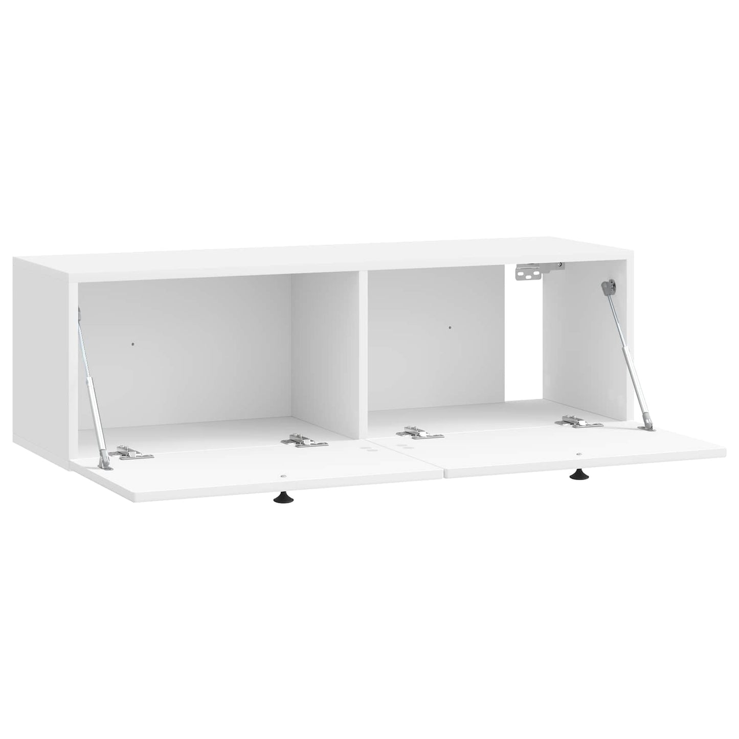 vidaXL Wall-Mounted TV Cabinet High Gloss White 98 x 31 x 30 cm
