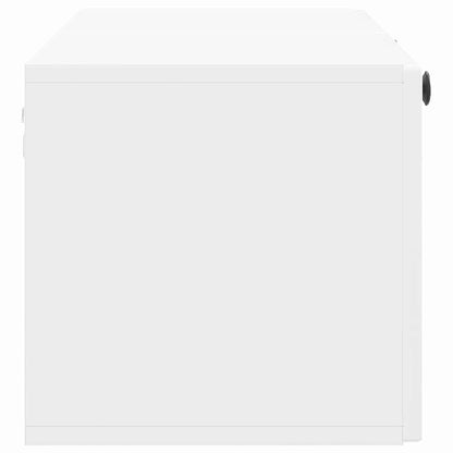 vidaXL Wall-Mounted TV Cabinet High Gloss White 98 x 31 x 30 cm