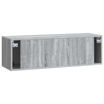 vidaXL Wall-Mounted TV Cabinet Grey Sonoma 98 x 31 x 30 cm