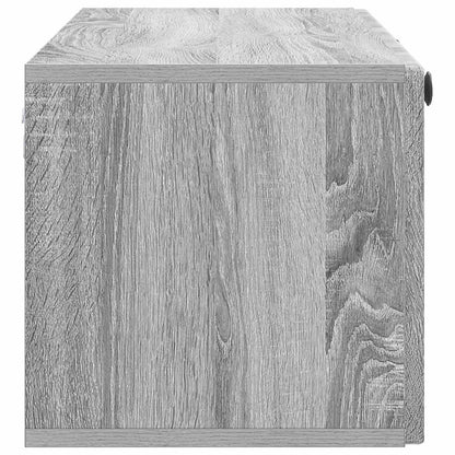 vidaXL Wall-Mounted TV Cabinet Grey Sonoma 98 x 31 x 30 cm