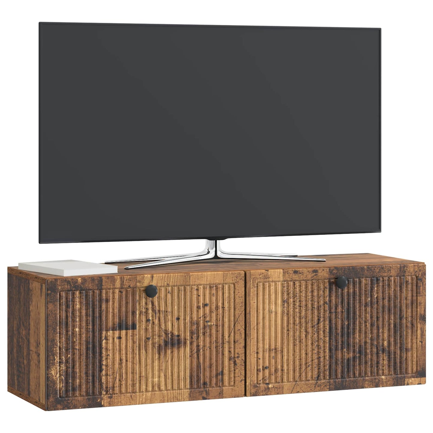 vidaXL Wall-Mounted TV Cabinet Wall-mounted Old Wood 98 x 31 x 30 cm