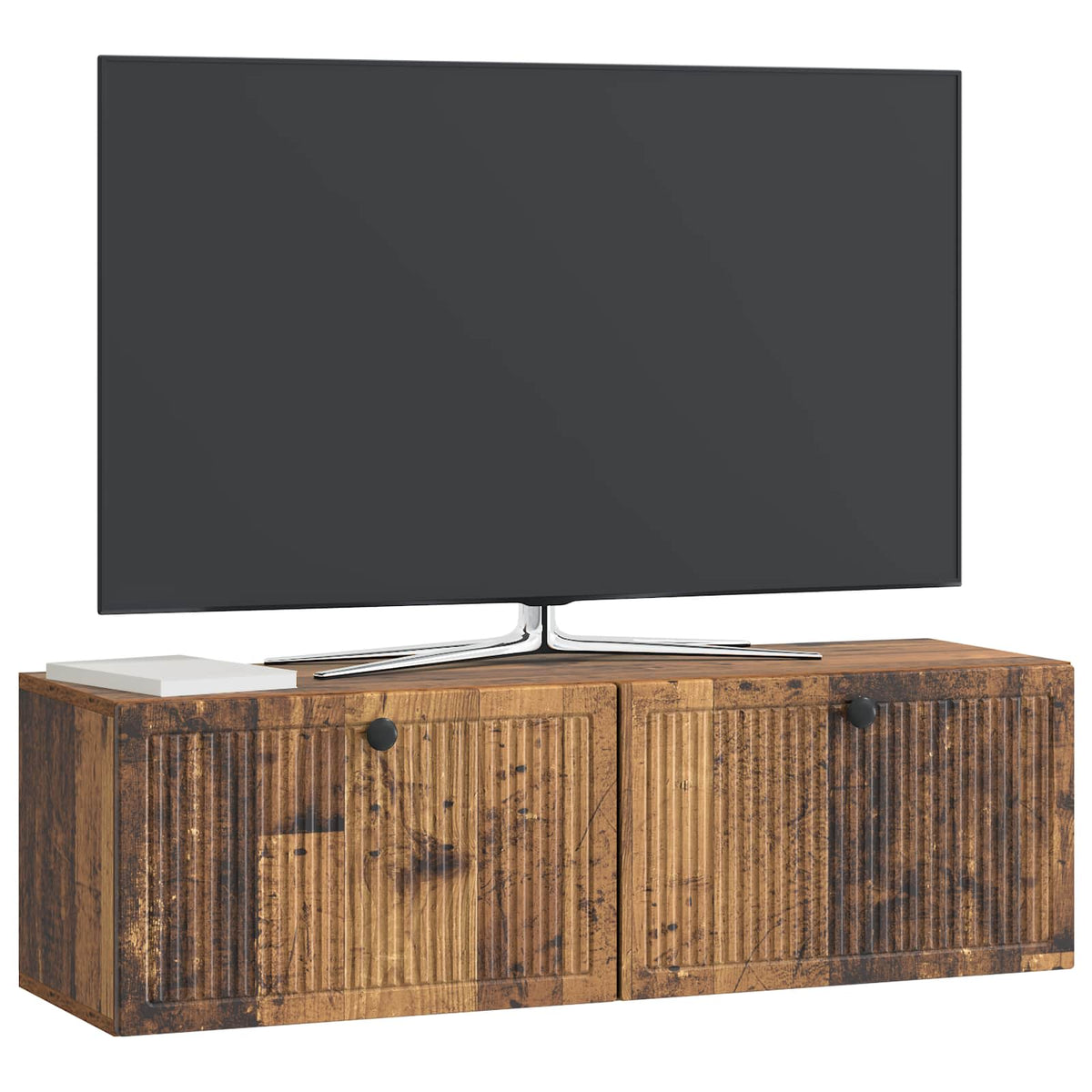 vidaXL Wall-Mounted TV Cabinet Wall-mounted Old Wood 98 x 31 x 30 cm