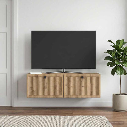 vidaXL Wall-Mounted TV Cabinet 98 x 31 x 30 cm Artisan Oak