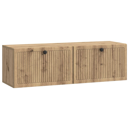 vidaXL Wall-Mounted TV Cabinet 98 x 31 x 30 cm Artisan Oak