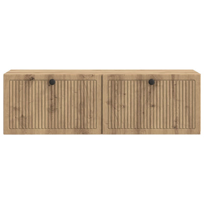 vidaXL Wall-Mounted TV Cabinet 98 x 31 x 30 cm Artisan Oak