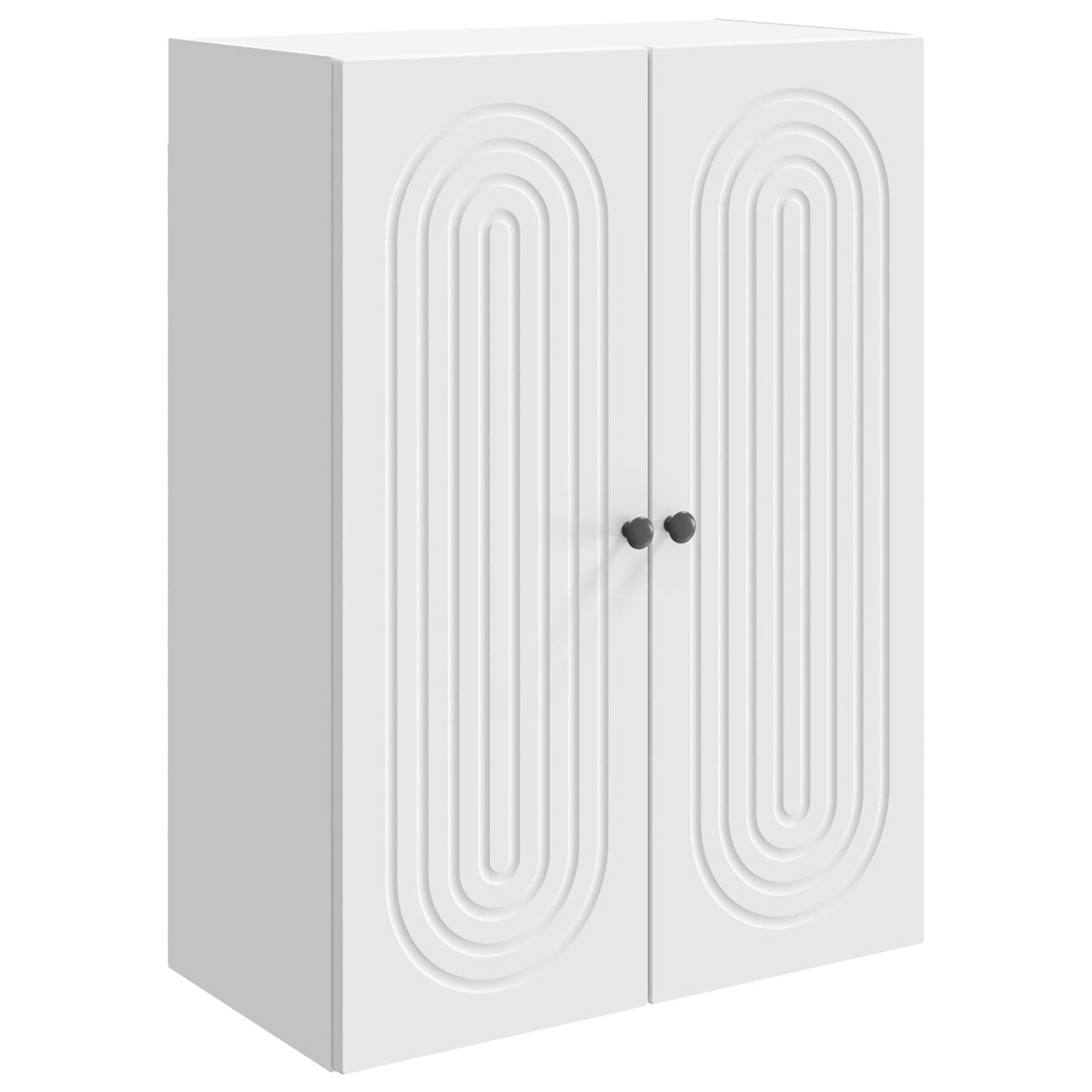 vidaXL Wall-Mounted Cabinet White 66 x 34.5 x 90 cm Engineered Wood