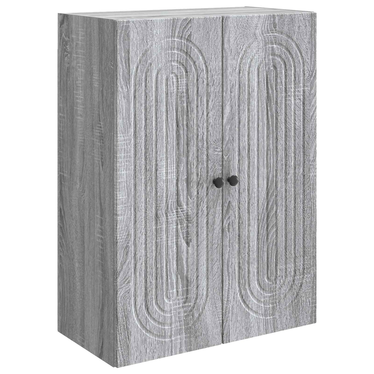 vidaXL Wall-Mounted Cabinet Grey Sonoma 66 x 34.5 x 90 cm