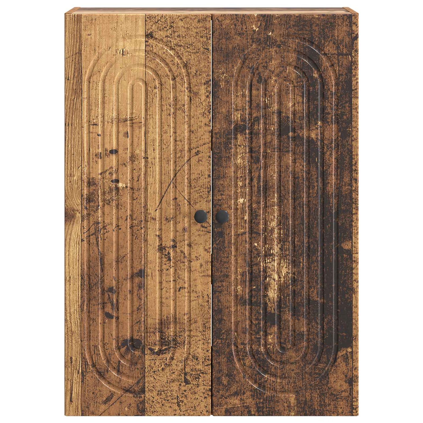 vidaXL Wall-Mounted Cabinet Old Wood 66 x 34.5 x 90 cm Engineered Wood