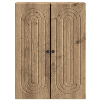 vidaXL Wall-Mounted Cabinet Artisan Oak 66 x 34.5 x 90 cm