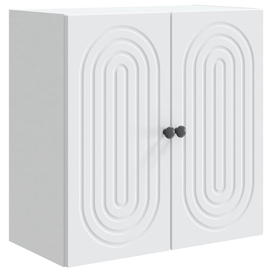 vidaXL Wall-Mounted Cabinet White 59 x 31 x 60 cm Engineered Wood