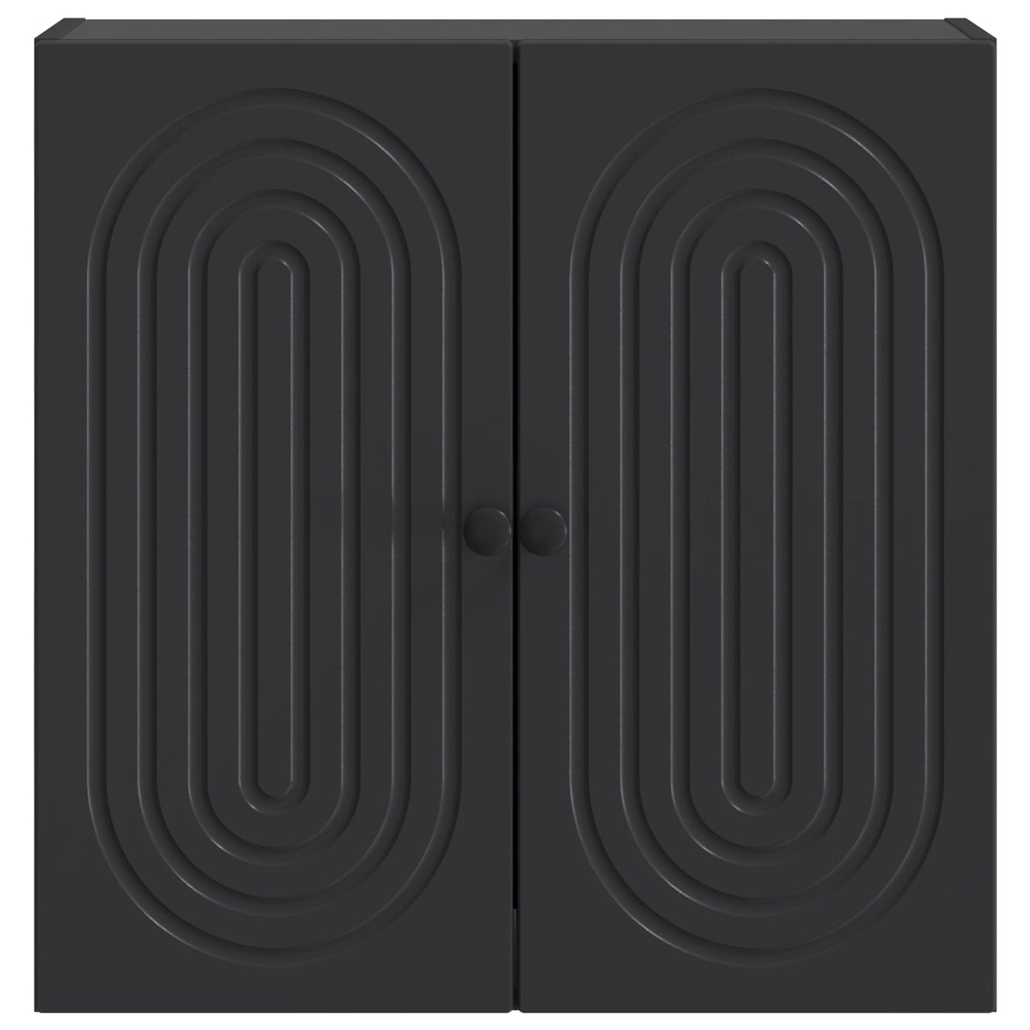 vidaXL Wall-Mounted Cabinet Black 59 x 31 x 60 cm Engineered Wood