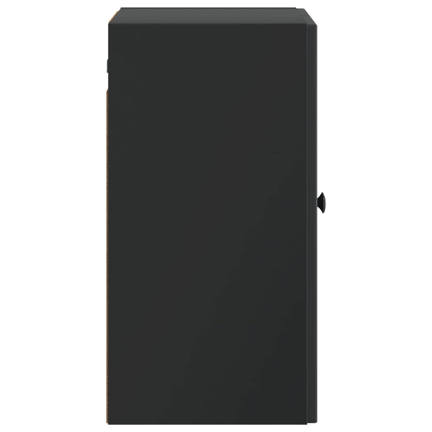 vidaXL Wall-Mounted Cabinet Black 59 x 31 x 60 cm Engineered Wood