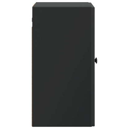 vidaXL Wall-Mounted Cabinet Black 59 x 31 x 60 cm Engineered Wood