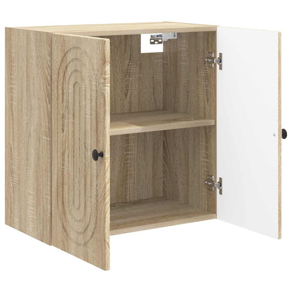 vidaXL Wall-Mounted Cabinet Sonoma Oak 59 x 31 x 60 cm Engineered Wood