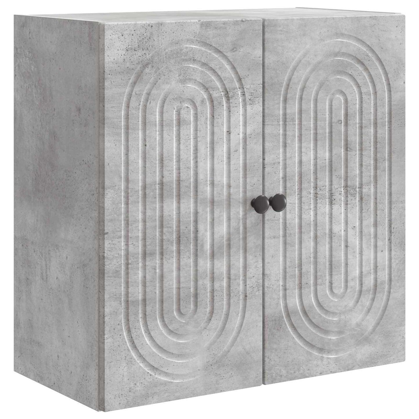 vidaXL Wall-Mounted Cabinet Concrete Grey 59 x 31 x 60 cm