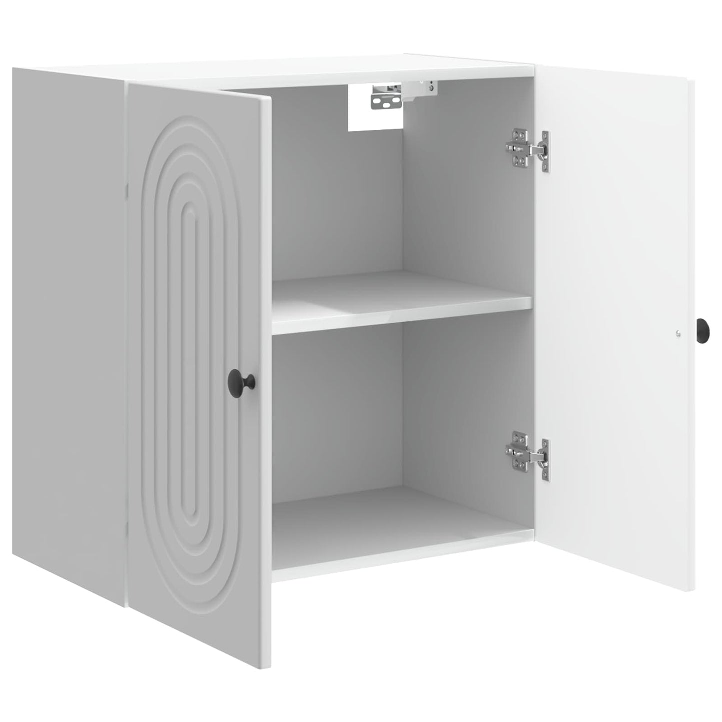 vidaXL Wall-Mounted Cabinet High Gloss White 59 x 31 x 60 cm