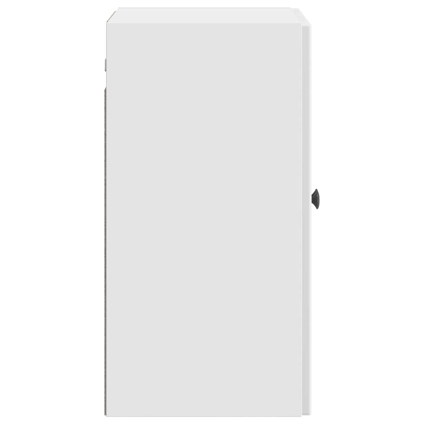 vidaXL Wall-Mounted Cabinet High Gloss White 59 x 31 x 60 cm