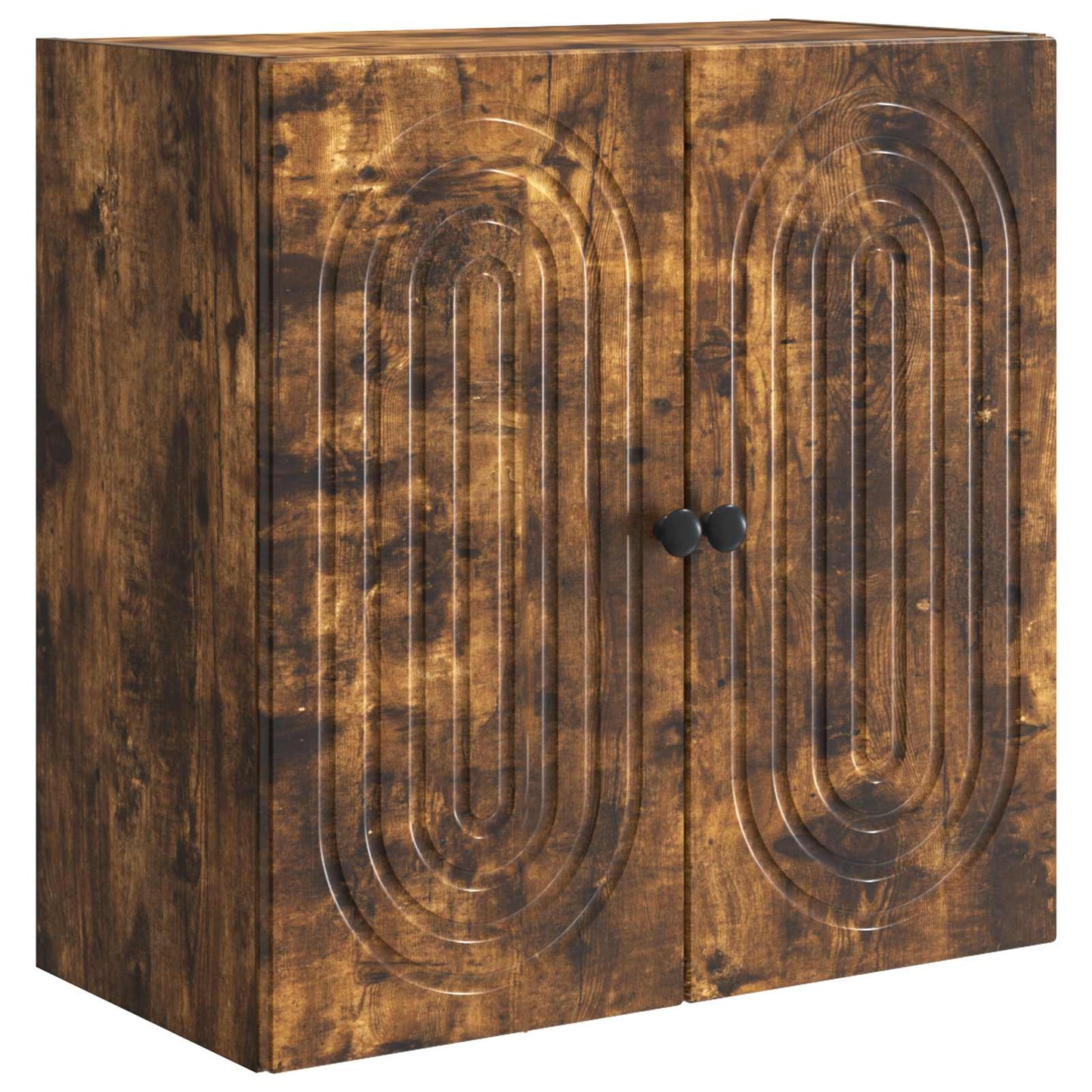 vidaXL Wall-Mounted Cabinet Smoked Oak 59 x 31 x 60 cm Engineered Wood