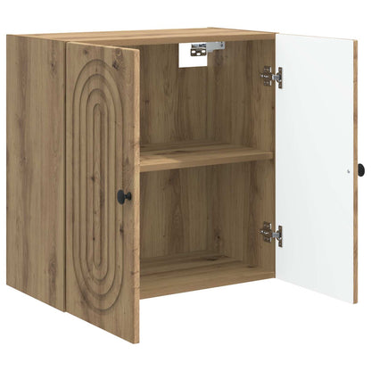 vidaXL Wall-Mounted Cabinet Artisan Oak 59 x 31 x 60 cm