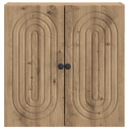 vidaXL Wall-Mounted Cabinet Artisan Oak 59 x 31 x 60 cm