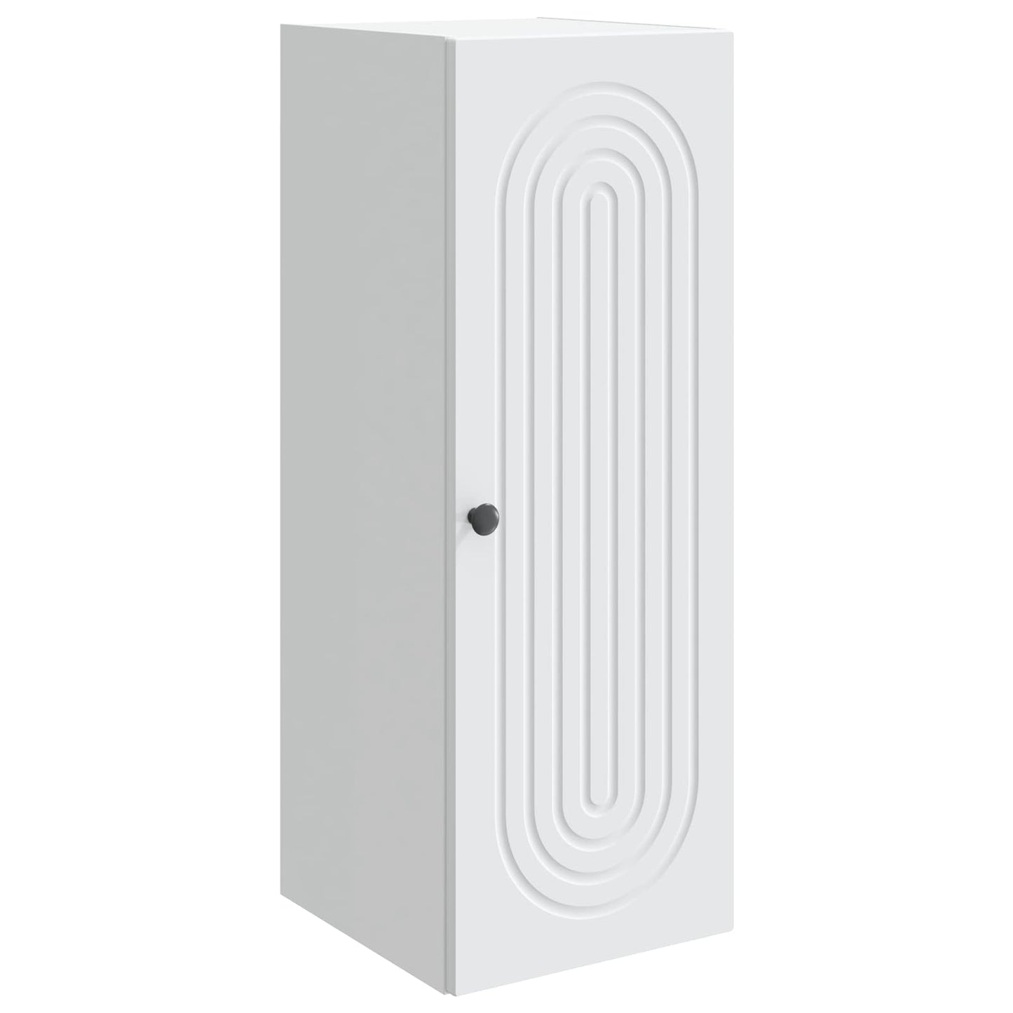 vidaXL Wall-Mounted Cabinet White 33 x 34.5 x 90 cm Engineered Wood