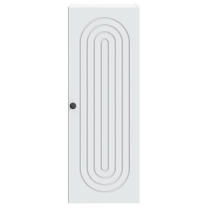 vidaXL Wall-Mounted Cabinet White 33 x 34.5 x 90 cm Engineered Wood