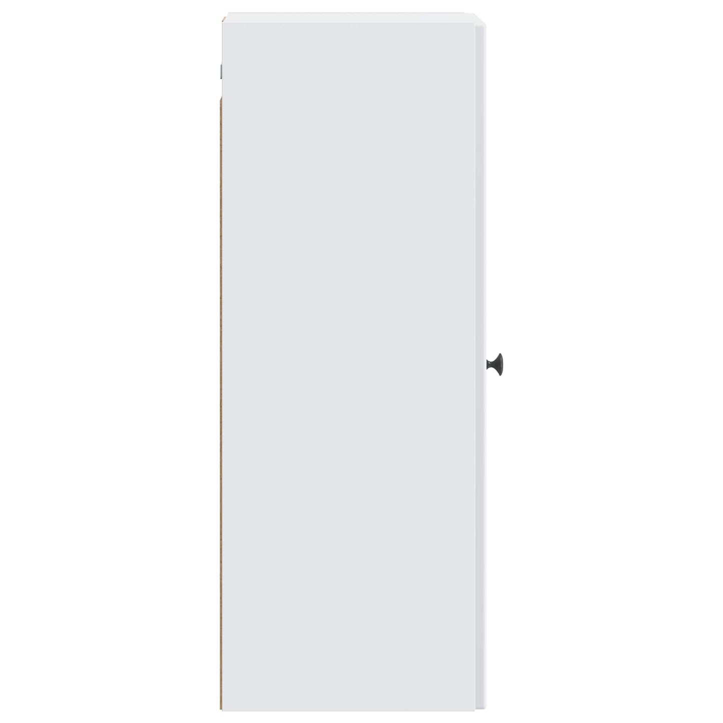vidaXL Wall-Mounted Cabinet White 33 x 34.5 x 90 cm Engineered Wood