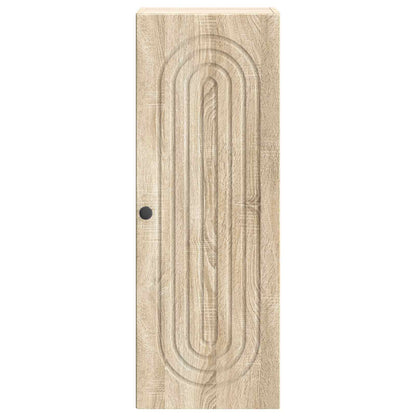 vidaXL Wall-Mounted Cabinet Sonoma Oak 33 x 34.5 x 90 cm