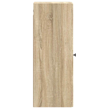 vidaXL Wall-Mounted Cabinet Sonoma Oak 33 x 34.5 x 90 cm