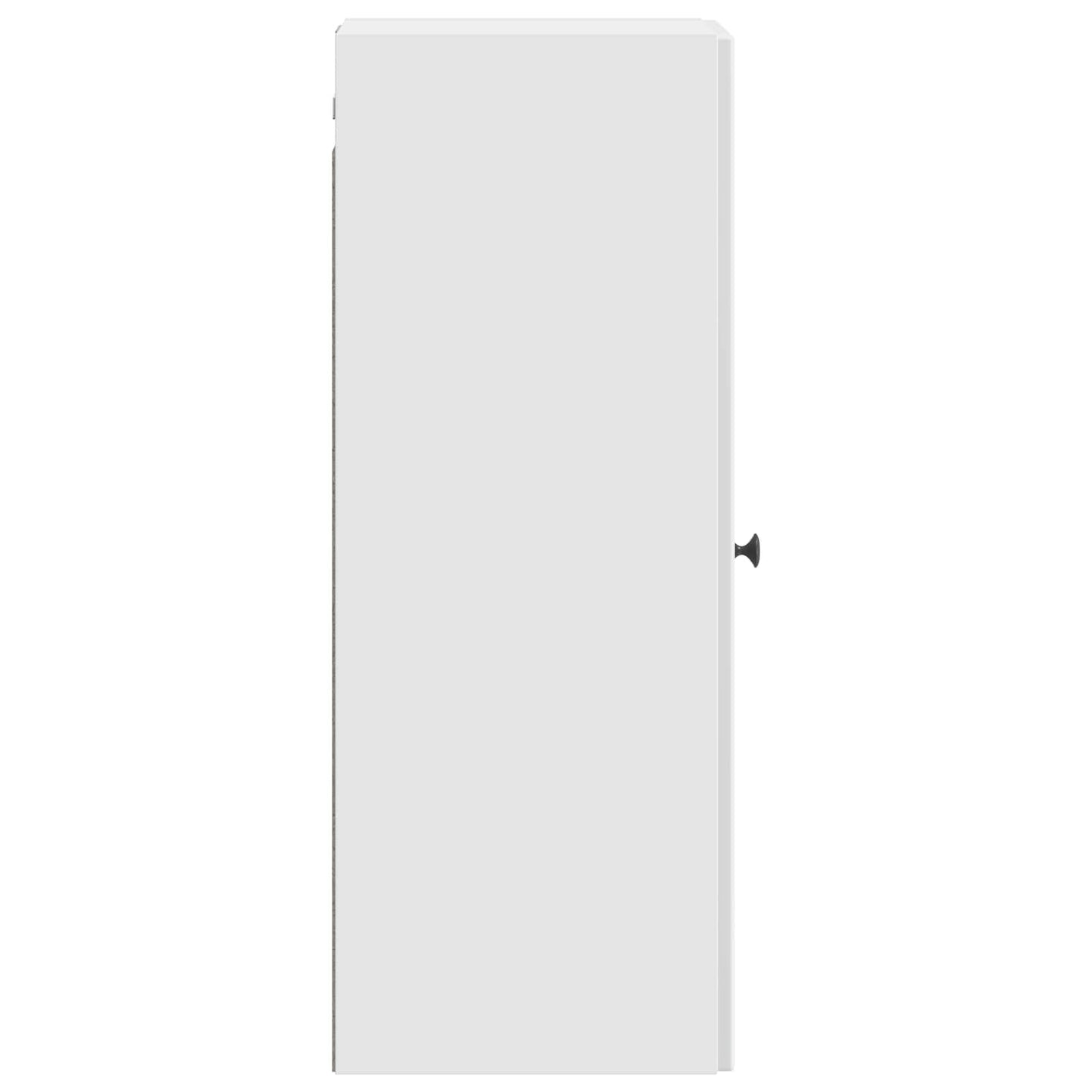 vidaXL Wall-Mounted Cabinet High Gloss White 33 x 34.5 x 90 cm