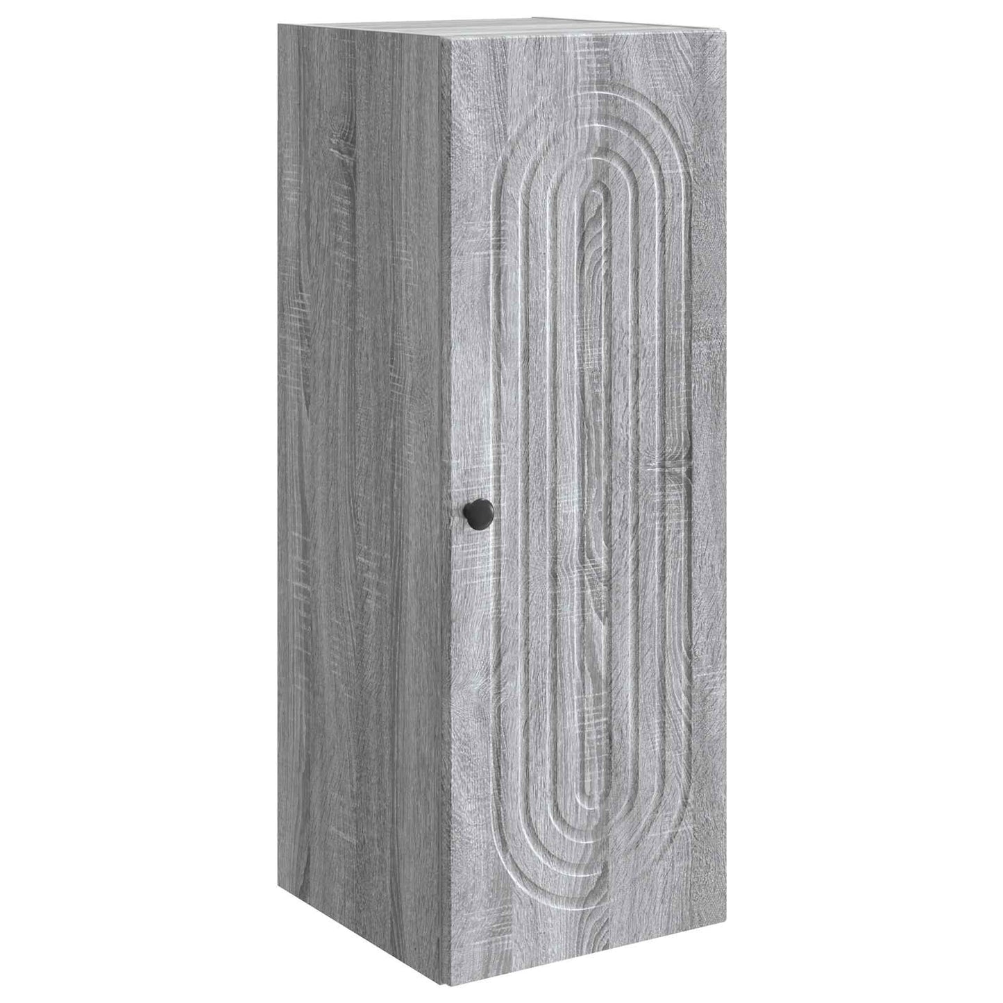 vidaXL Wall-Mounted Cabinet Grey Sonoma 33 x 34.5 x 90 cm
